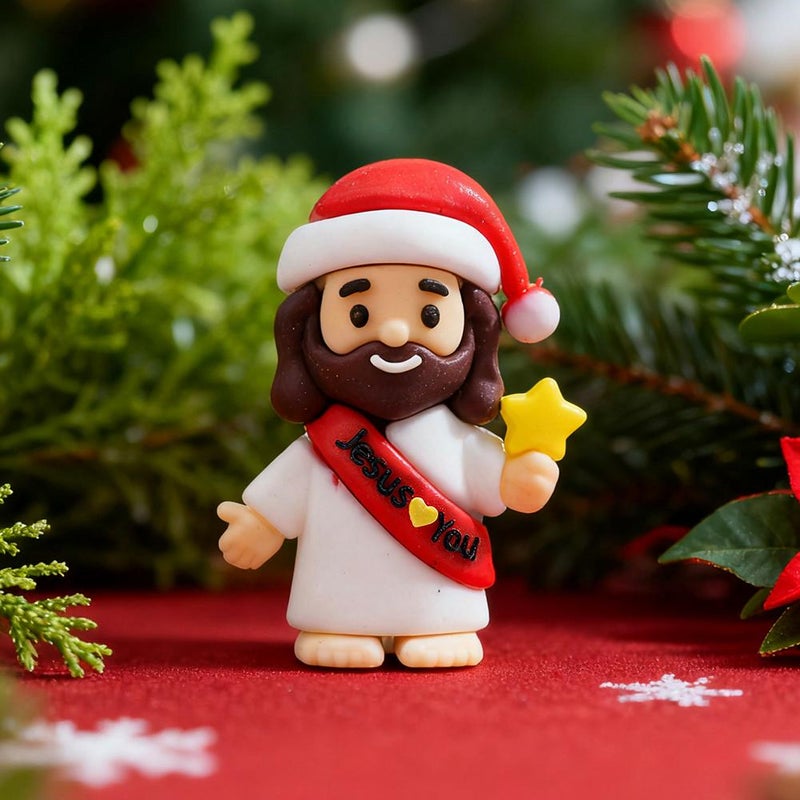 50Pcs Mini Jesus Figures – Bulk Pack of Religious Toy Figurines for Sunday School,Easter Egg Stuffers&Party Favors,Cute Jesus Hide and Seek Game,Christian Classroom Gifts  (Loves You Theme) - Image 4
